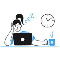 Brooklyn Illustrations Overworked Employee 3